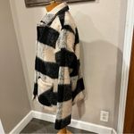 BLANK NYC Out Of Line Black and Beige Plaid Oversized wool-blend Shacket Womens M Photo 4