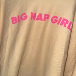 NWT Big Nap Girl Tan Sweatshirt Size XL Photo 2