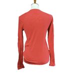 J.Crew  Orange/Red Cotton Crew neck Sweater Size Small Photo 3