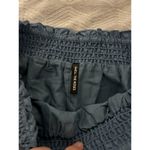 Smell The Roses  Blue Embroidered Shorts Size Large Floral Photo 3