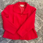 Giorgio Armani  Women's Vibrant Red Blazer Photo 2