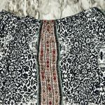 Peter Nygard Lovely Floral Patterned Peasant Shirt Blouse Boho Chic Witchy Wicca Photo 2