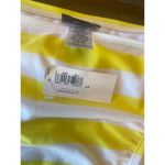 Old Navy Women's Yellow striped bikini bottoms pink tie waist size large new Photo 2