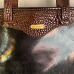 Brahmin  Black And Brown Tote Purse Large Bag 10x9x6 Photo 2