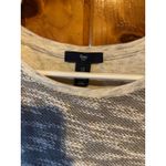 Gap  Womens Gray White Knit Long Sleeve Casual Tunic Dress‎ Size Small Photo 2