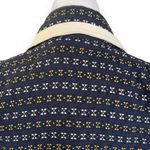 Juicy Couture  Y2K Navy Tweed Open Front Jacket Cream Trim Cropped Preppy XS 2 Photo 5