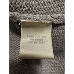 Christopher & Banks  Gray Button Mock‎ Neck Knit Sweater Pullover Casual Large Photo 4