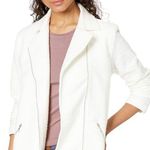 Majestic Filatures Cotton Cashmere Textured Long Sleeve‎ Jacket White Size L Photo 0