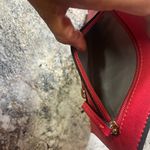 19V69 Italia Vibrant Milano Red Wristlet Clutch Photo 3