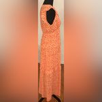 Emma & Michele Emma and Michelle- Women's Ruffle Sleeve V-Neck Tier Ditsy Midi Dress Size‎ S Photo 3