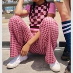 Forever 21 Pink Gingham Pants Photo 6