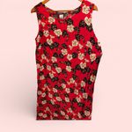 Sag Harbor Cute vintage 80s-90s bright cheery floral tropical sun dress breezy flowy beach Photo 1