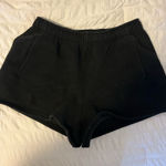 Aerie black  cloud fleece sweat shorts Photo 0