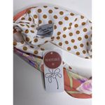 NEW Dippin' Daisy's Swimwear Women's Reversible Tube Top ONLY Floral Polka Dots Pink Size XS Photo 4