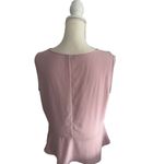 Talbots  Light Purple Sheer Peplum Tank Top Size 12 Petite Photo 3