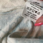 Calvin Klein Jeans Calvin Klein cap sleeve T-shirt distressed edges cream, green, gold foil accents Photo 11