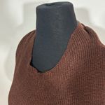 EUC Free People FP Beach Knit Halter Crop Top Sleeveless Wrap Tie Brown Small Photo 2