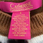 Catherine Malandrino  faux fur leopard sweater Photo 5