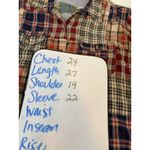 Liz Claiborne Vintage  Plaid Womens L Cotton 90s Shirt Patchwork Button Down Top Photo 7