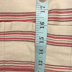 BCBGMAXAZRIA  Womens Striped Asymmetric Open‎ Abbey Blazer Jacket Red Multi Small Photo 12