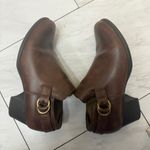 Natural Soul  Women's 9.5M Brown Faux Leather Candie Ankle Boots Photo 3