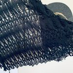 River Island Chelsea GIRL  Black & Nude Crochet Babydoll Cocktail Dress Size L/12 Photo 5