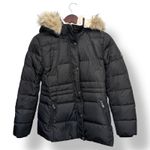 Ralph Lauren Lauren ‎ Women Sz PS Black Down Waterfowl Feathers Puffer Coat Photo 1