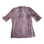 Anthropologie Pilcro Velveteen Mock Neck Top | Pale Purple Pink | Small Photo 3