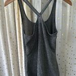 EXPRESS Women's Semi Sheer Metallic Shimmer Holiday Racerback Tank Top S Photo 3