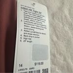 Lululemon  Size 14 High-Rise Tight 25" Leggings Smokey Red Photo 9