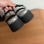 Love moschino NEW  Ankle Strap Platform Lug Sole Sandals in Black 41 Photo 5