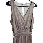 Baltic Born Sleeveless Sparkle Maxi Dress Helen Champagne Gold Romantic Size Med Photo 12