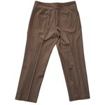 Briggs New York  Greenish/Gray Pinstriped Petite Dress Pants Photo 2