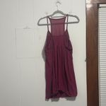 Cacique Sleepwear Burgundy Racerback Tank Top Sleep mini gown Size 18 20 Photo 2