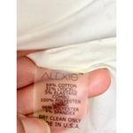 Alexis  Sleeveless Lace Trim Pleated Fit & Flare Mini Dress White Women's Size S Photo 2