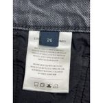 Citizens of Humanity  Charlotte Straight jeans, size 26, washed black, button fly Photo 12