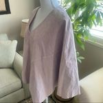 New Decoded Leather Blush Pink Women’s Poncho Size L Photo 2