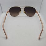 Jessica Simpson Pink & Gold Aviator Sunglasses Photo 4