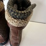 Dream Paris Dream Pairs Women's 10 Winter Snow Duck Boots Brown Herringbone Knit Cuff Photo 8