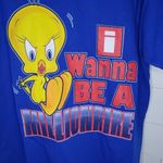 Looney Tunes  Vintage Y2K NWOT Tweety Blue Tee XL Photo 1