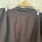 Tahari ‎ Gray Pinstripe Three Piece Skirt Suit Set Size 14 Photo 10