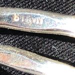 Designer Signed Handmade Sterling Silver Modernist Wavy Cuff Bracelet Photo 10