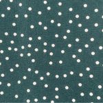 SheIn Dark Green Blouse with White Dots Photo 3