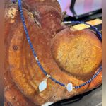 Brand New 5PCS Pastel Multicolor beaded necklace with freshwater pearls Black Photo 6