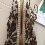 Charlotte Olympia  women's size 35 EU leopard print lace up flat canvas loafers Photo 4