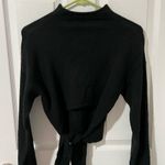 Glassons  Black Knit Sweater Open Back Photo 5