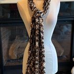 Cozy Scarf Winter Brown Fluffy Photo 2