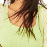 Free People  Marigold Top in Key Lime Combo, Size XL​​​​​​​ Photo 3