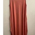 🆕Zenana Ash Rose Crewneck Pocket Maxi Dress XL🆕 Pink Photo 3