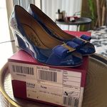 Salvatore Ferragamo  Sissi Patent-calf Wedges Photo 0